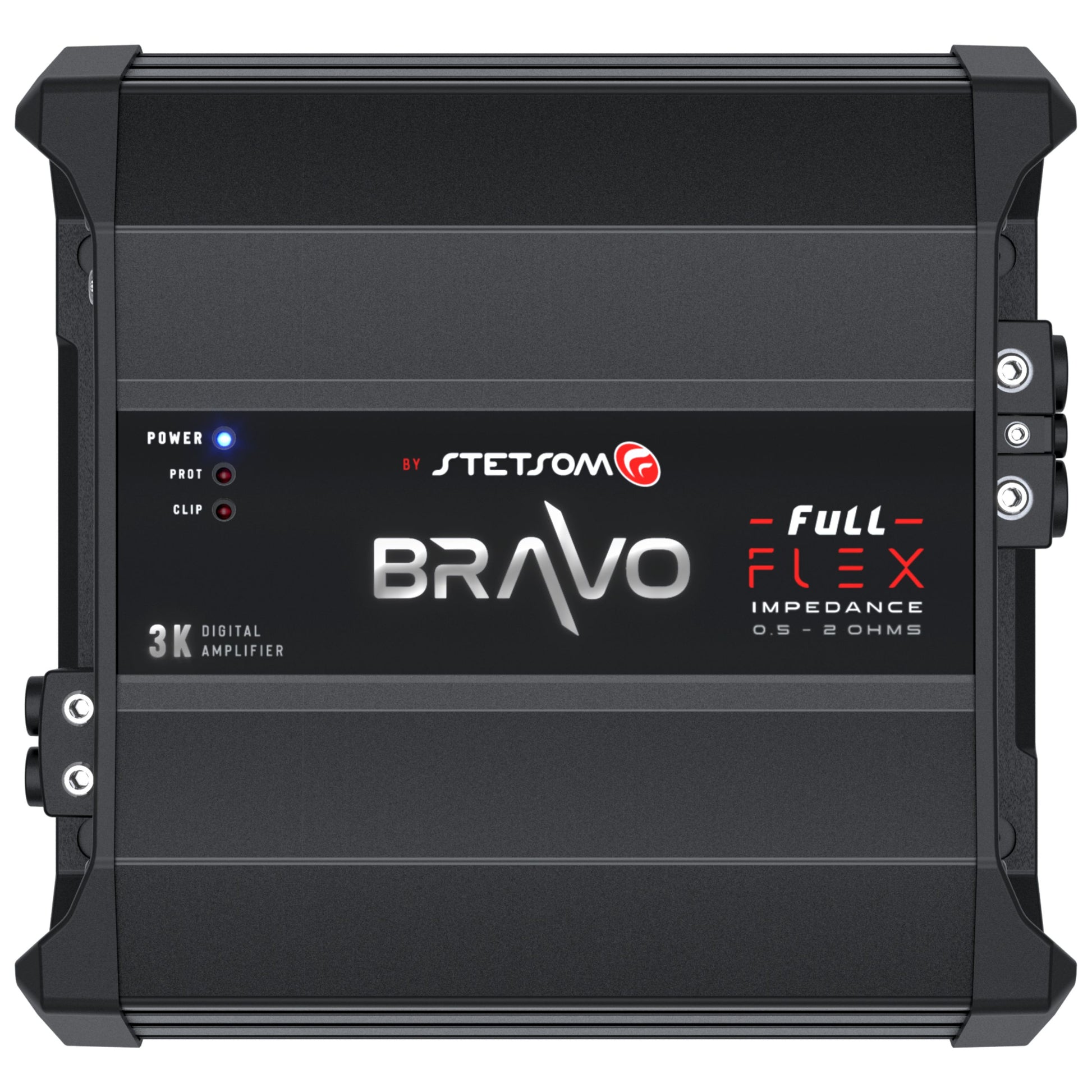 Stetsom BRAVO FULL Flex 3K 0.5~2ohm (Auto) Mono Class D Car Audio Amplifier, Automatic Impedance System 0.5 to 2 Ohms