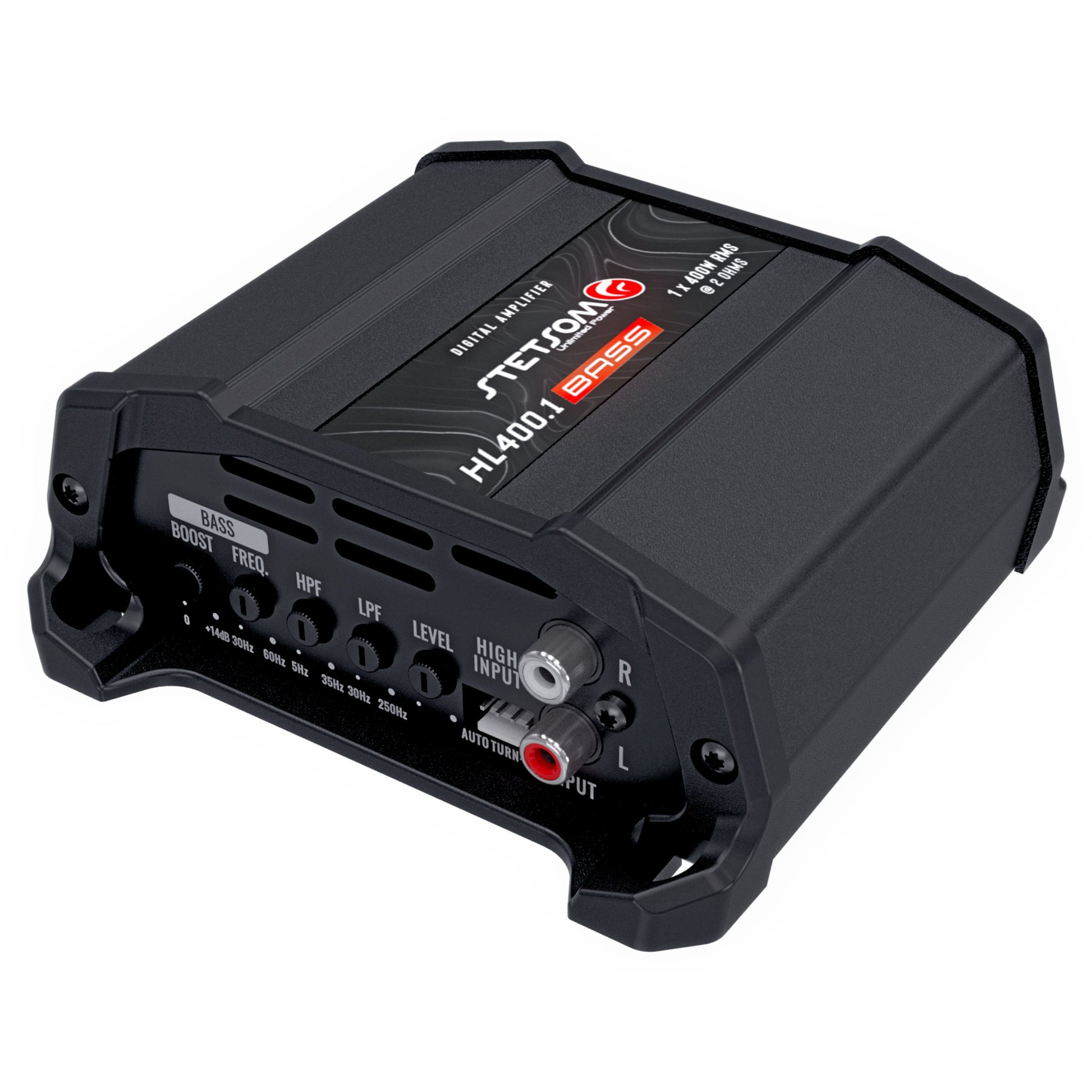 Stetsom HL 400.1 BASS Digital, 400 W RMS, 2 Ohms Stable, Subwoofer Sound Quality, Bass Crossover