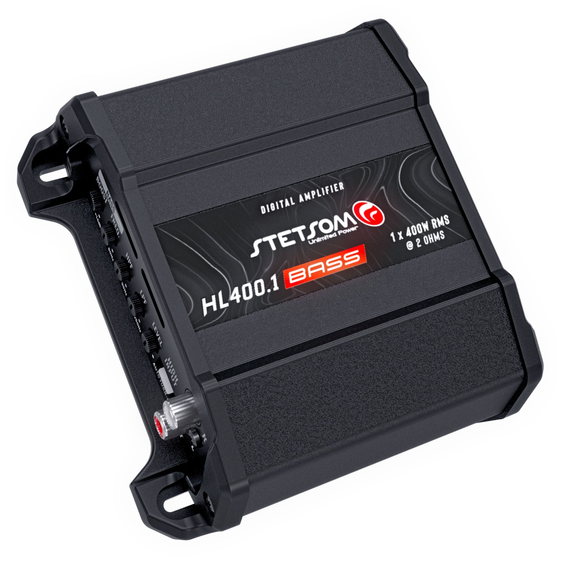 Stetsom HL 400.1 BASS Digital, 400 W RMS, 2 Ohms Stable, Subwoofer Sound Quality, Bass Crossover
