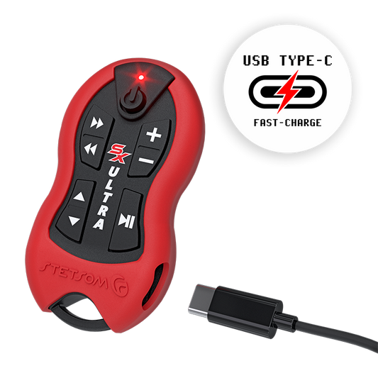 Stetsom SX2 ULTRA 8 Function 500 Meters Long Range Remote Control, RECHARGEABLE ultra capacitor, NO BATTERY required